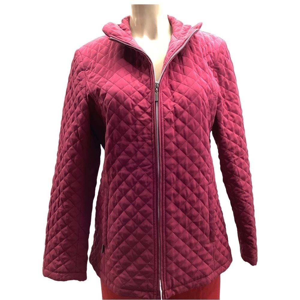 Worthington Plum Quilted Jacket Preowned